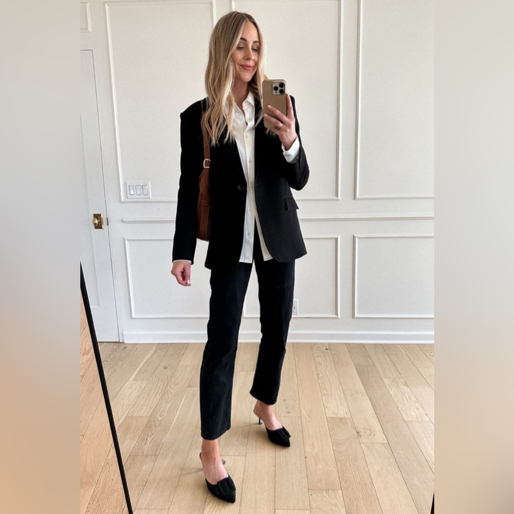 SPANX Navy Open-Front Blazer - Picture 16 of 16